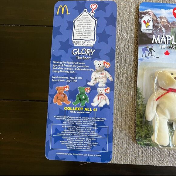 Ty McDonalds International Bears Collection set of 4 1999 - Picture 9 of 14